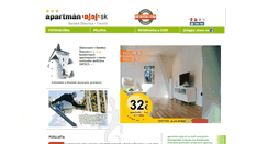 Desktop Screenshot of apartman.ajaj.sk
