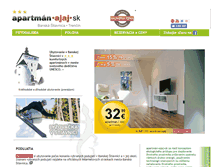 Tablet Screenshot of apartman.ajaj.sk
